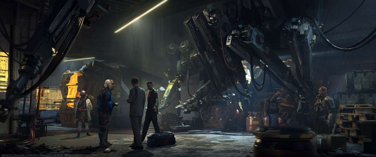 Cyberpunk 2077: Phantom Liberty - The Black Market ultralarge fond d'cran