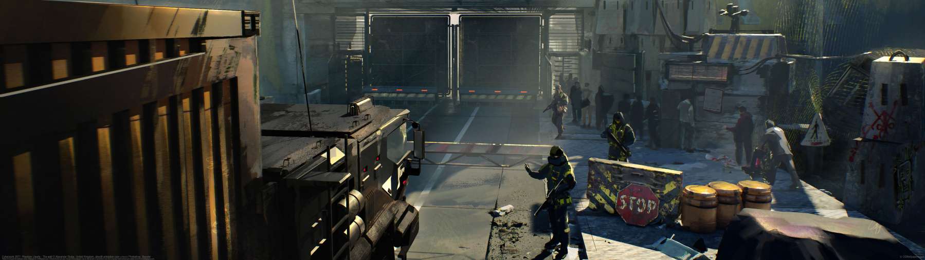 Cyberpunk 2077: Phantom Liberty - The Wall ultralarge fond d'cran