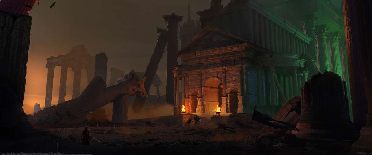 Ancient Ruins ultralarge fond d'cran