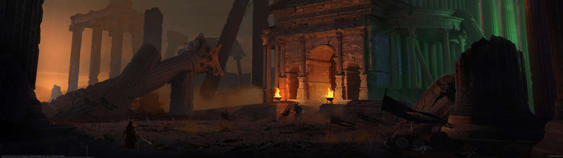 Ancient Ruins ultralarge fond d'cran