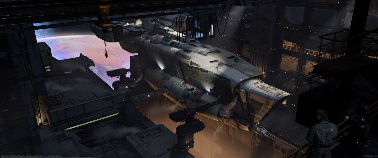 Ship Port ultralarge fond d'cran