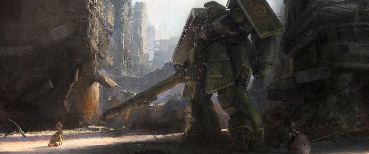 Gundam fan art ultralarge fond d'cran