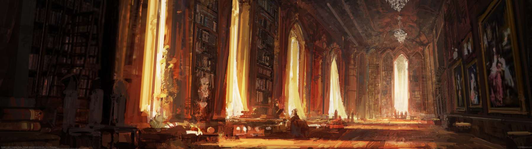 Reader's Hall ultralarge fond d'cran
