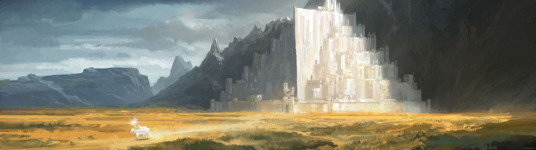 Minas Tirith ultralarge fond d'�cran