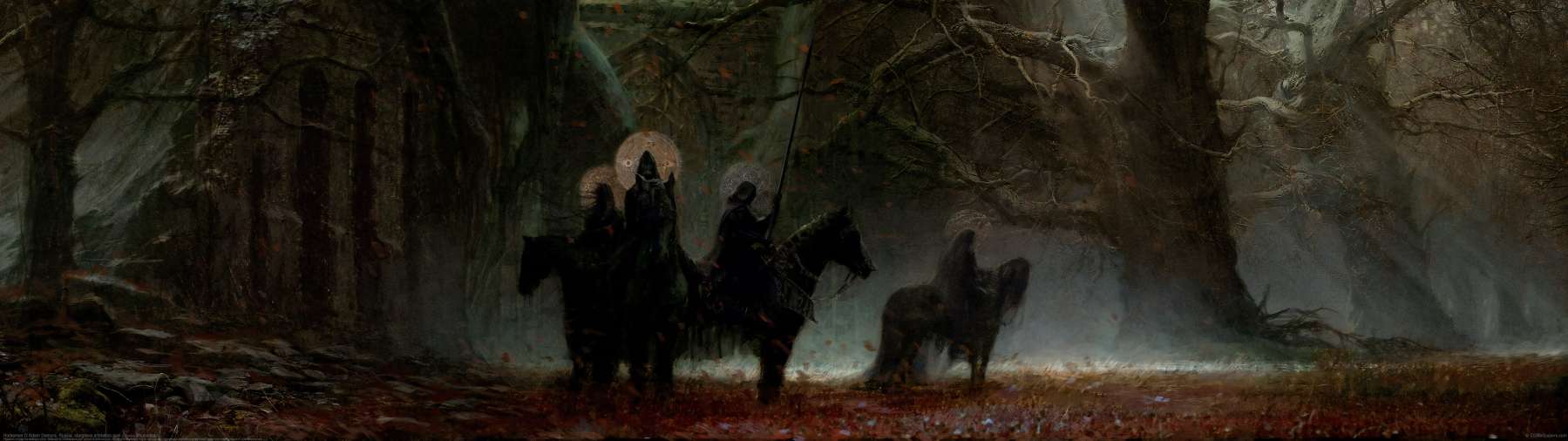 Horsemen ultralarge fond d'cran