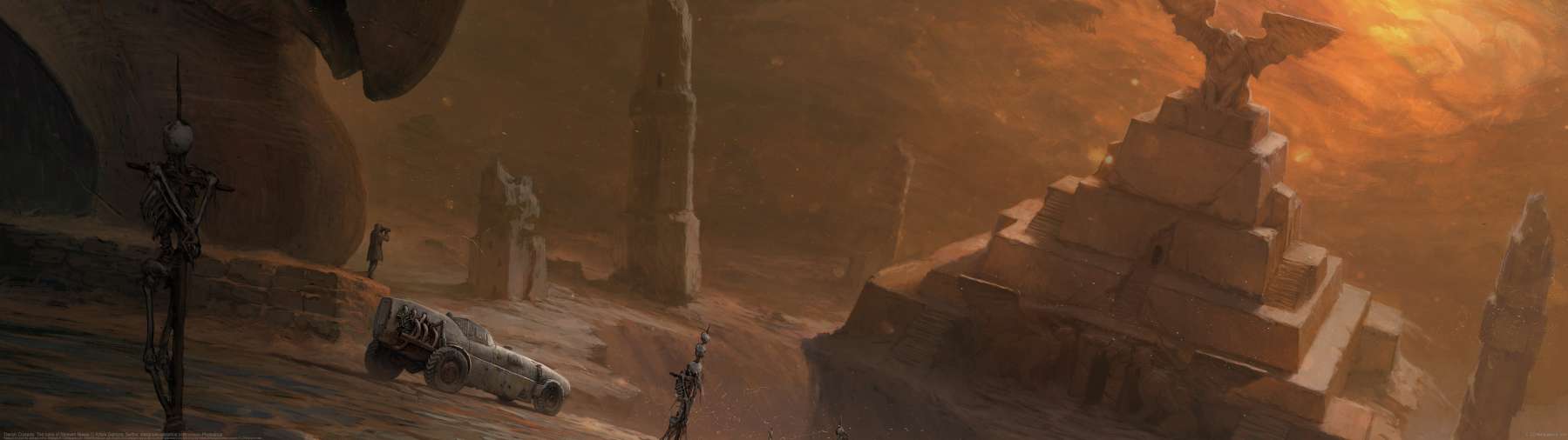 Trench Crusade: The ruins of Nineveh Novus ultralarge fond d'�cran