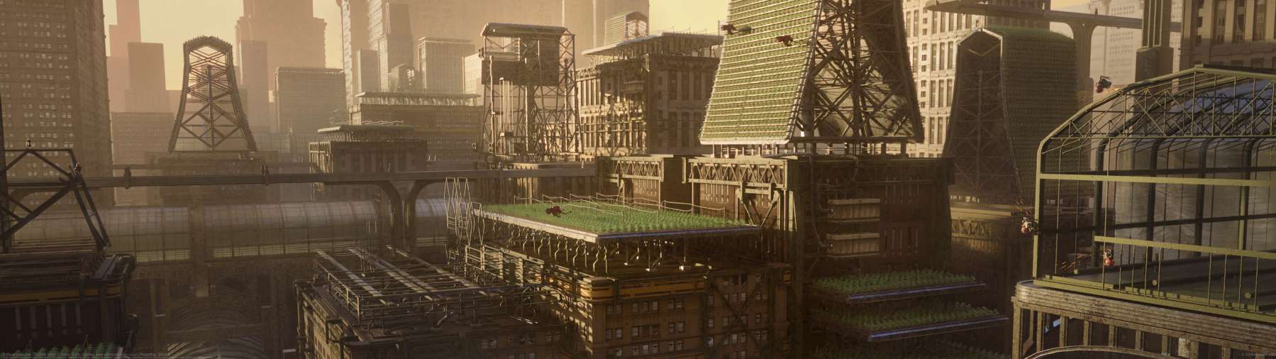 Artificial Detective - Rooftop farms ultralarge fond d'cran