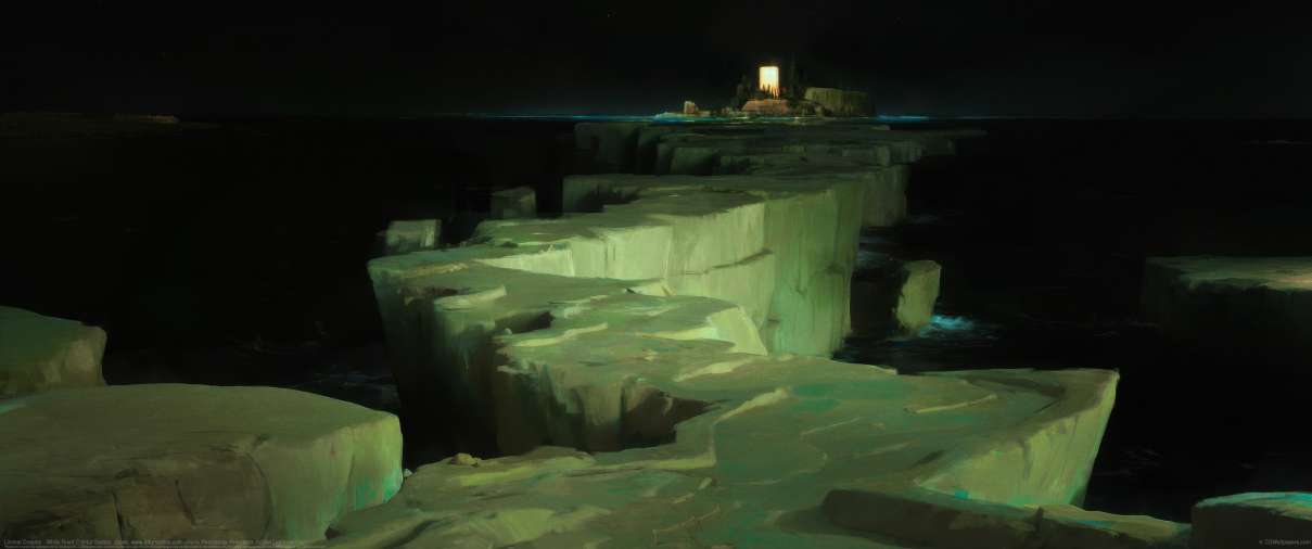 Liminal Dreams - White Road ultralarge fond d'cran