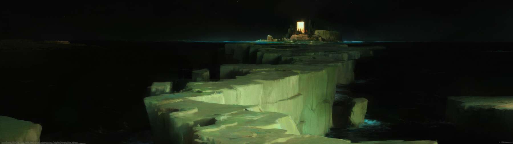 Liminal Dreams - White Road ultralarge fond d'cran