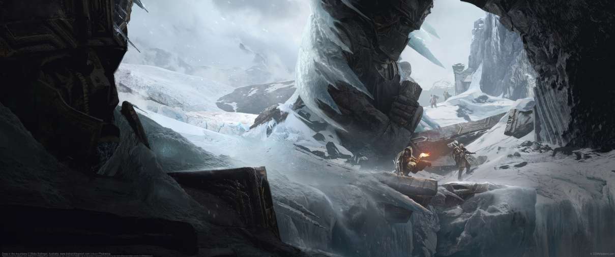 Deep in the mountains ultralarge fond d'�cran