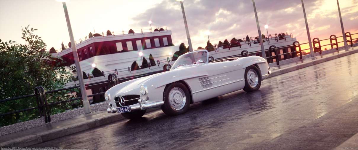 Mercedes-Benz 300SL ultralarge fond d'cran