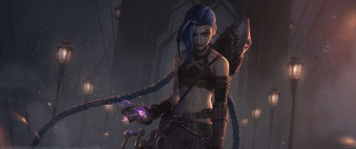 Arcane Jinx splash art ultralarge fond d'cran
