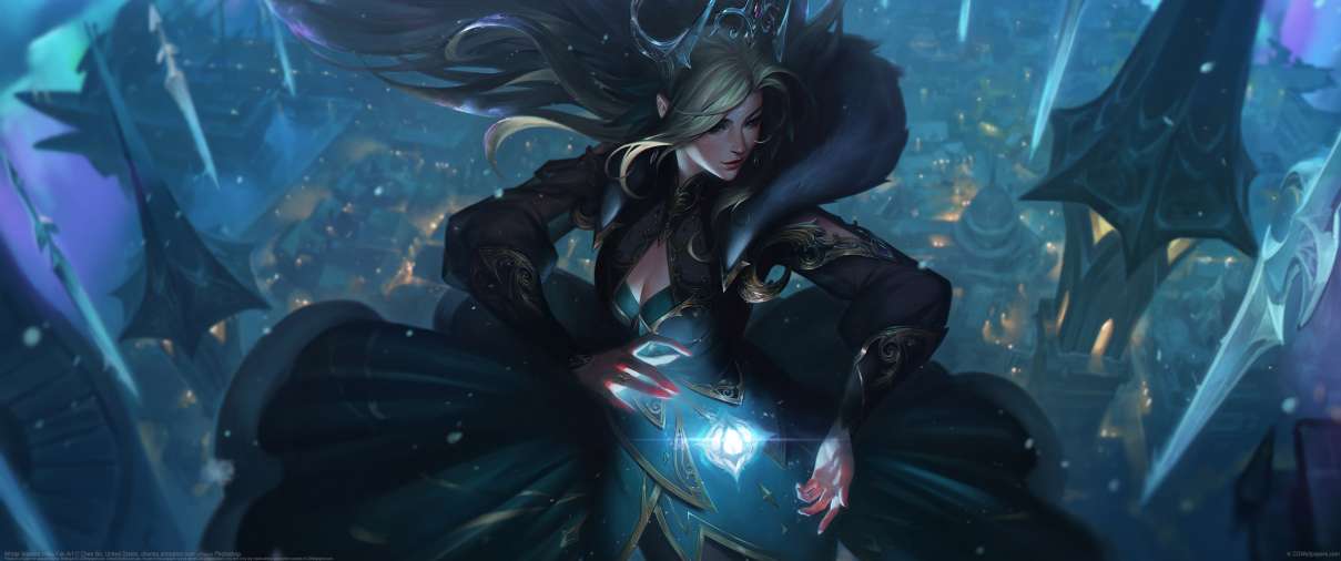 Winter blessed Irelia Fan Art ultralarge fond d'cran