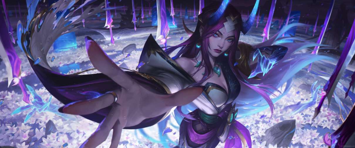 Spirit Bloosom Irelia splash ultralarge fond d'cran