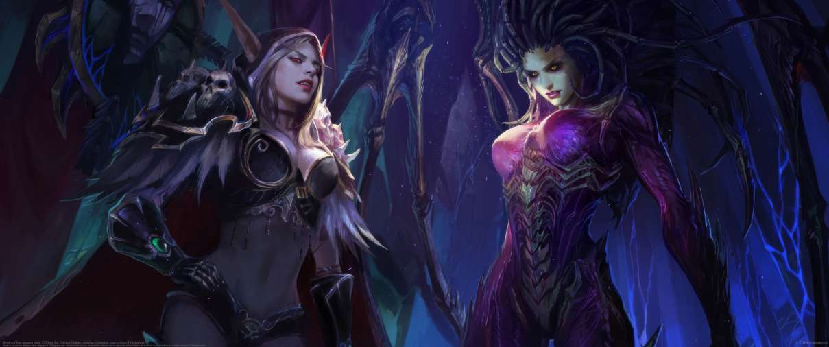 Wrath of the queens redo ultralarge fond d'�cran