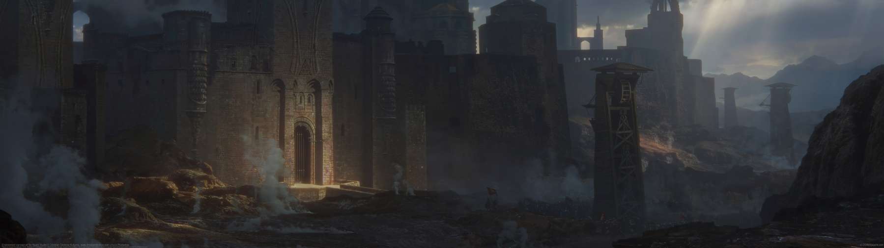 Environment concept art for Nuare Studio ultralarge fond d'cran