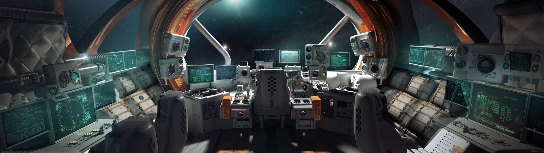 Per Aspera Ad Asta: early cockpit design ultralarge fond d'�cran