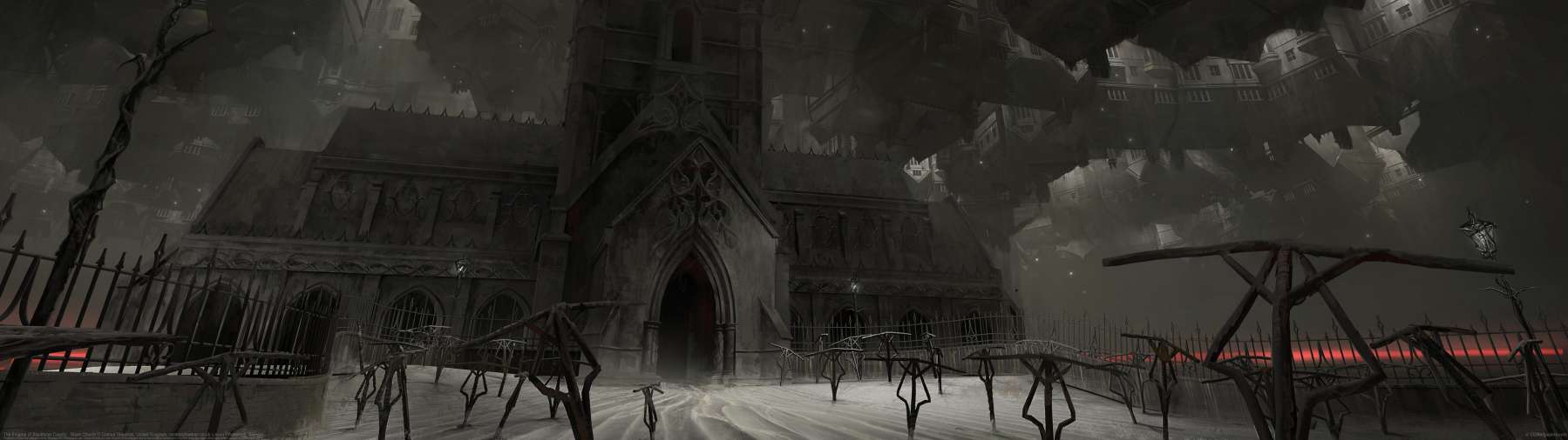 The Enigma of Blackbriar County - Black Church ultralarge fond d'cran