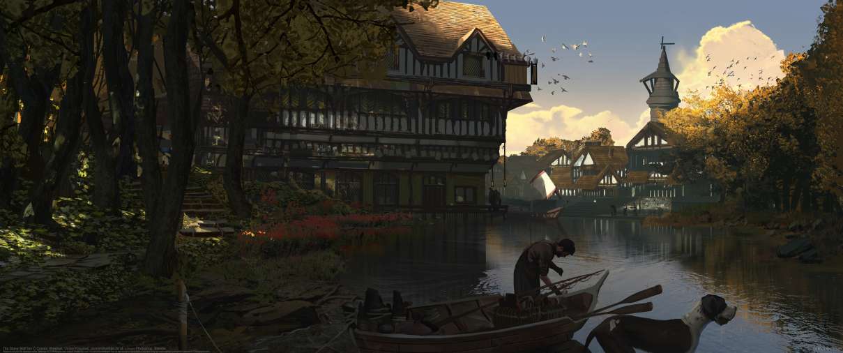 The Stone Wolf Inn ultralarge fond d'cran