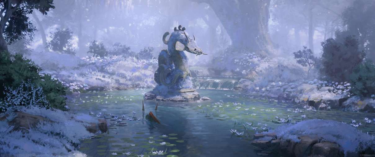 Dragon's Pond ultralarge fond d'�cran