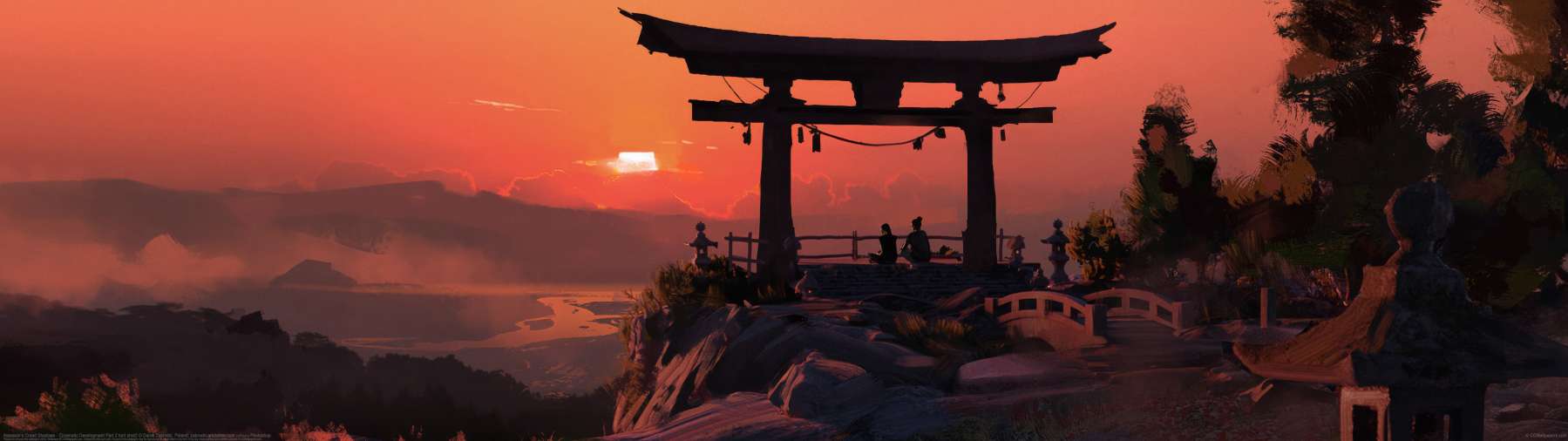 Assassin's Creed Shadows - Cinematic Development Part 2 - torii shot2 ultralarge fond d'cran