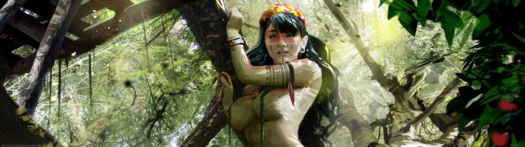 Amazon Jungle ultralarge fond d'cran