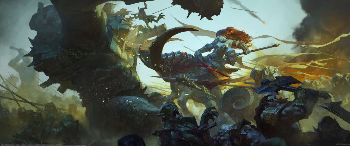 Ms. Hammer and Ram Legion ultralarge fond d'�cran