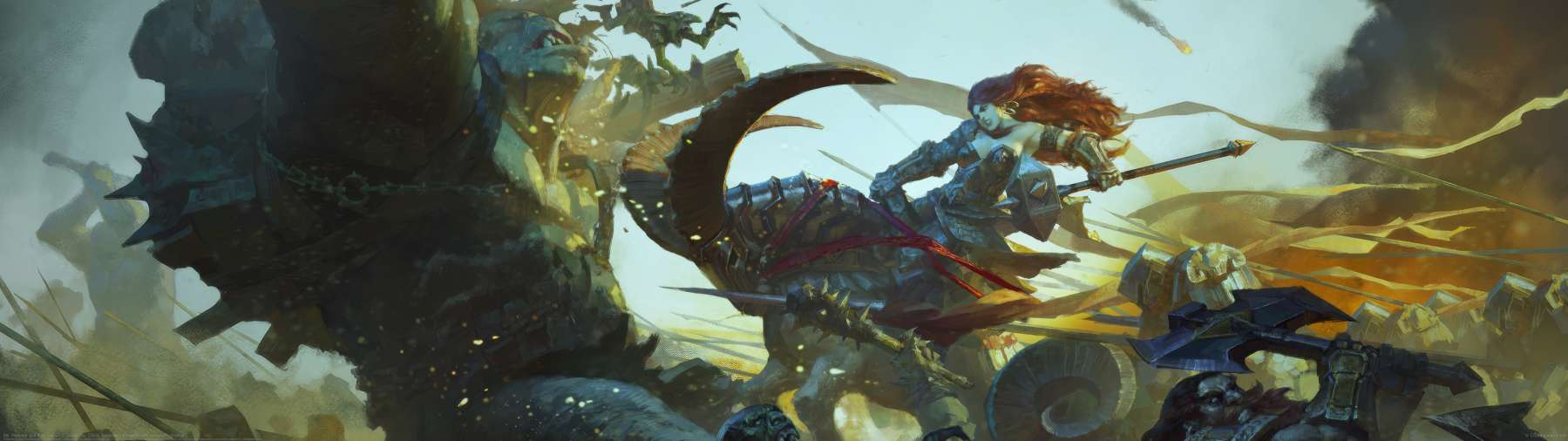 Ms. Hammer and Ram Legion ultralarge fond d'�cran