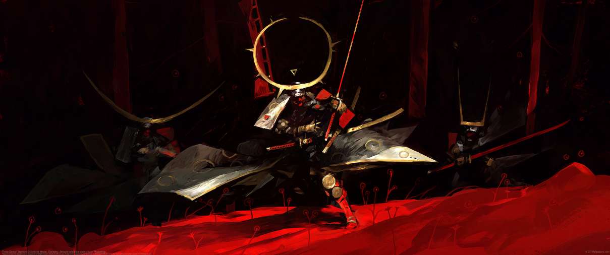 Three Demon Warriors ultralarge fond d'cran