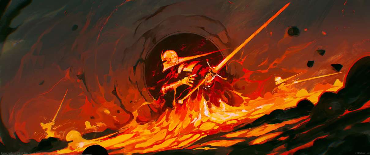 Emerged from Flames ultralarge fond d'cran