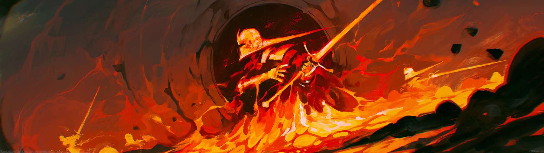 Emerged from Flames ultralarge fond d'cran