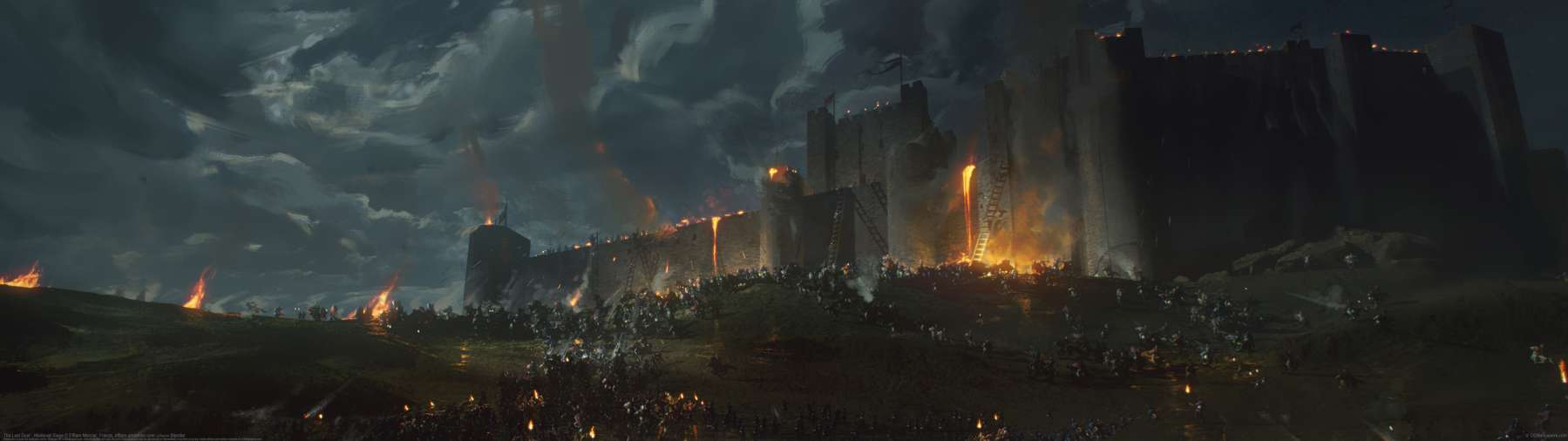 The Last Duel - Medieval Siege ultralarge fond d'cran