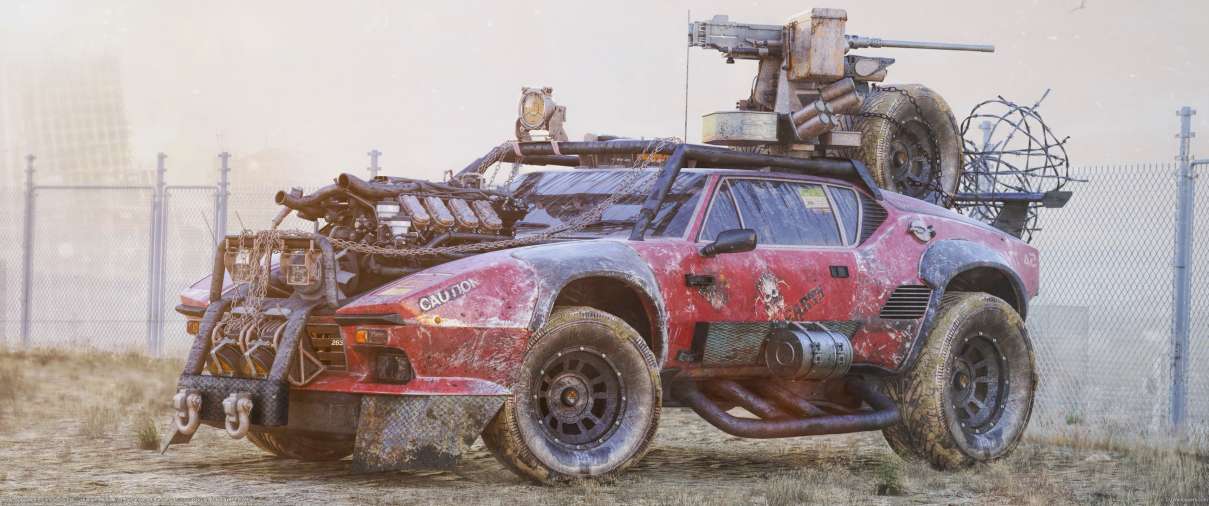 Post Apocalyptic Zombie Hunter ultralarge fond d'cran