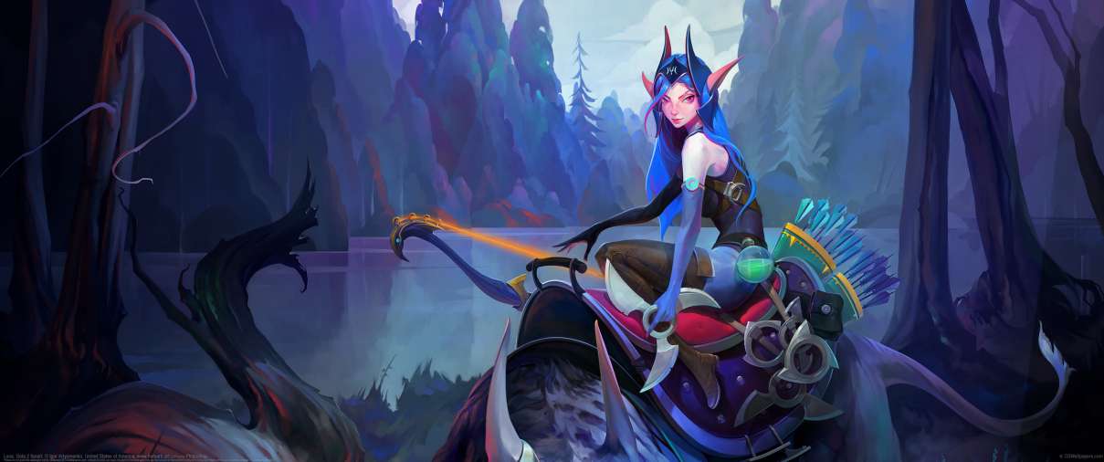 Luna. Dota 2 fanart. ultralarge fond d'cran