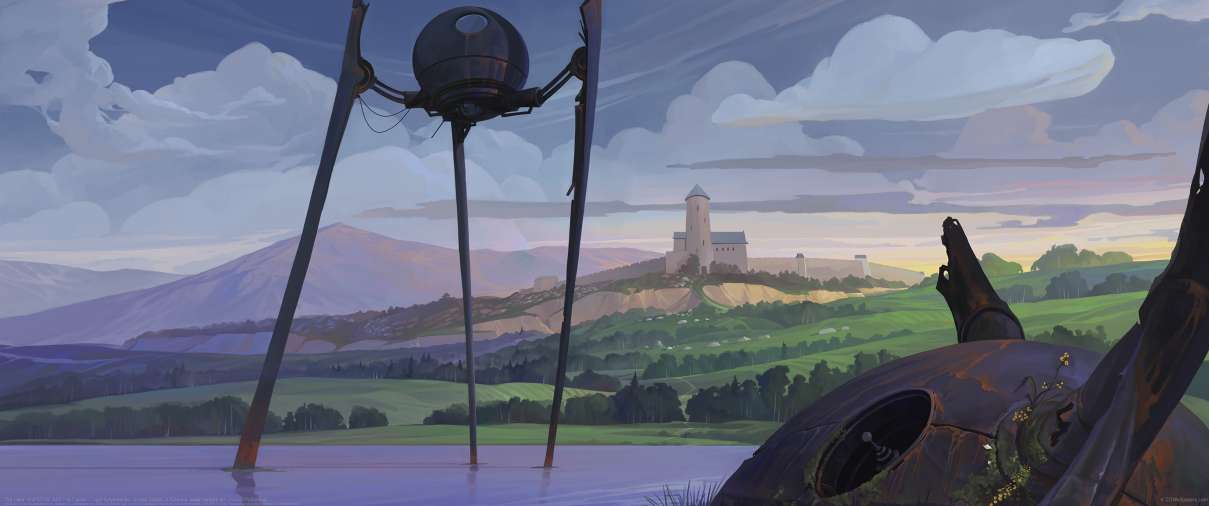 The Lake. And UFOs. And The Castle. ultralarge fond d'cran
