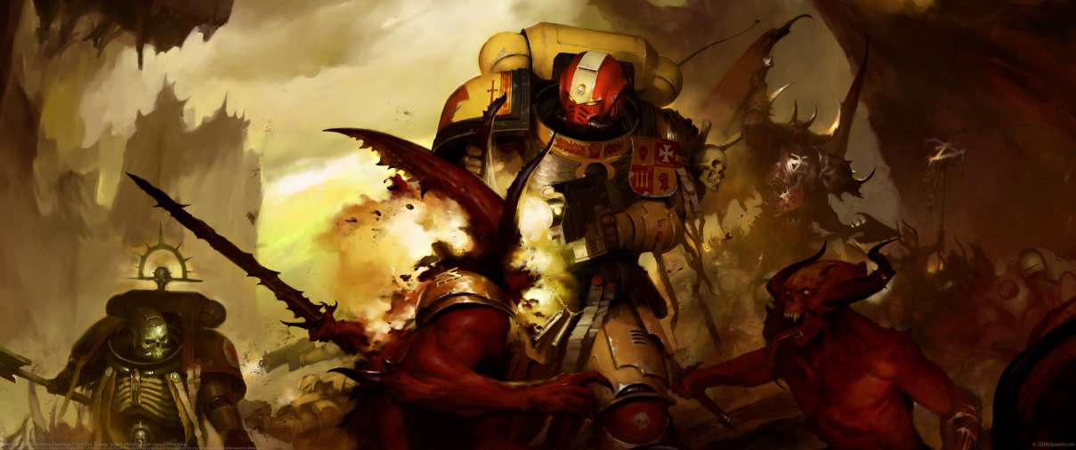 Imperial Fists vs Khorne Daemons ultralarge fond d'cran