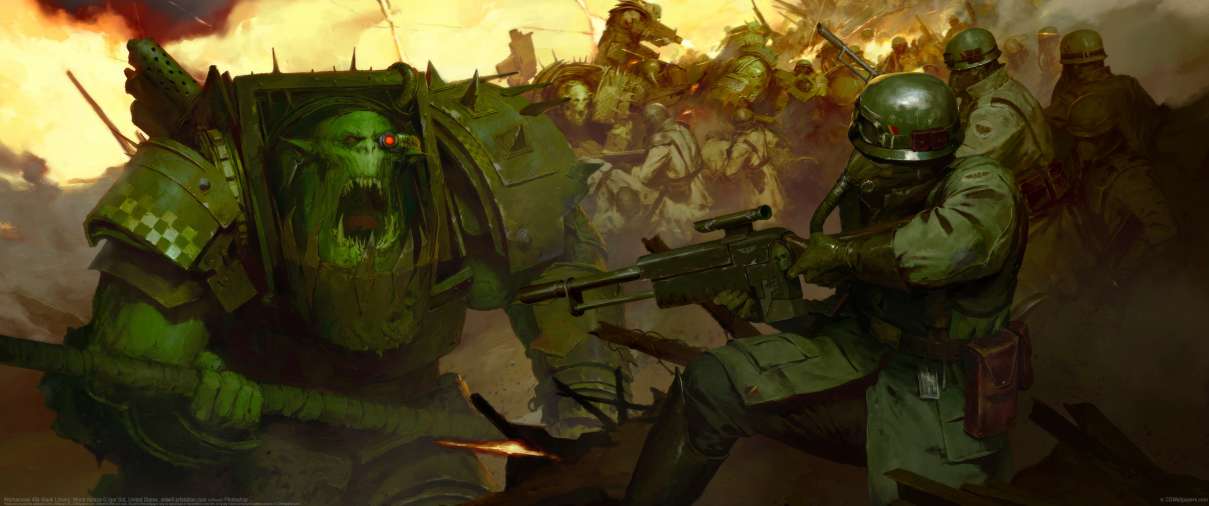 Warhammer 40k Black Library: World Ablaze ultralarge fond d'�cran
