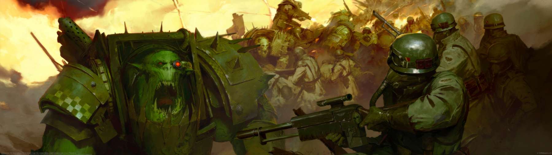 Warhammer 40k Black Library: World Ablaze ultralarge fond d'�cran