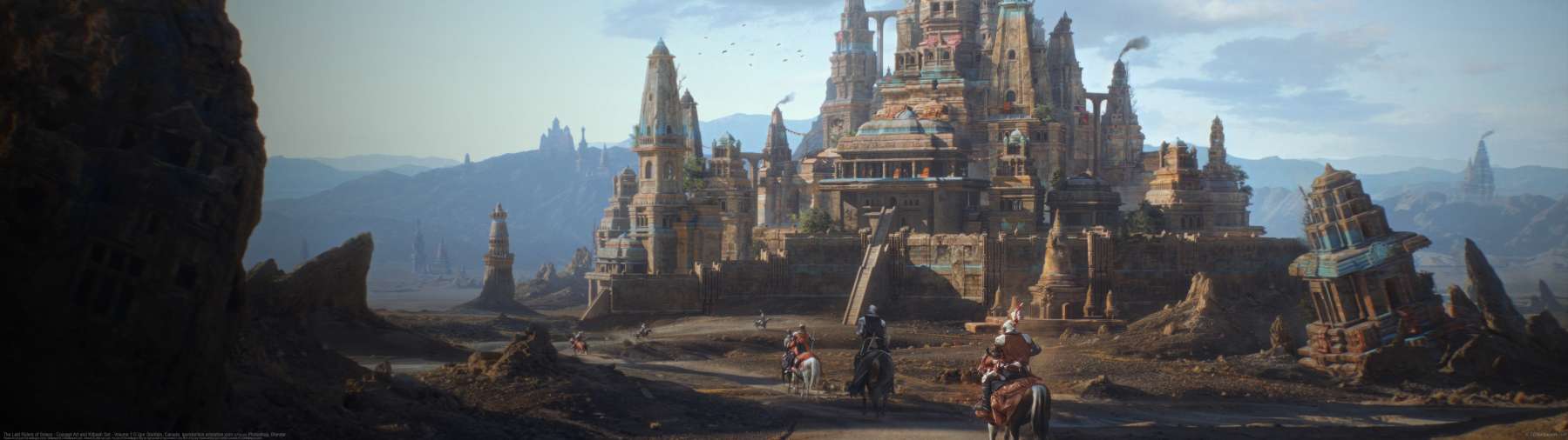 The Last Riders of Solara - Concept Art and Kitbash Set - Volume 1 ultralarge fond d'�cran