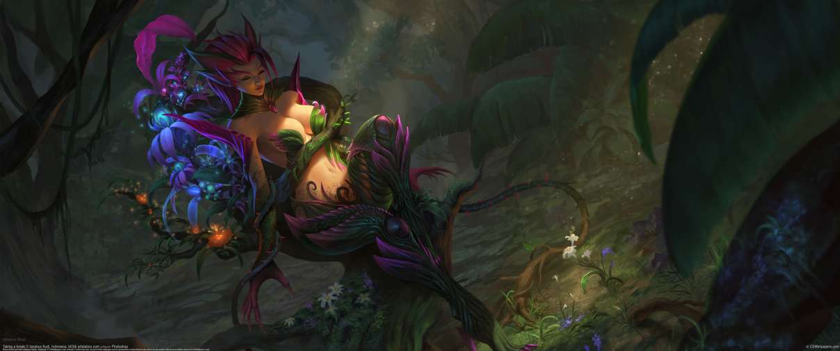 Zyra - League of Legends fan art ultralarge fond d'cran