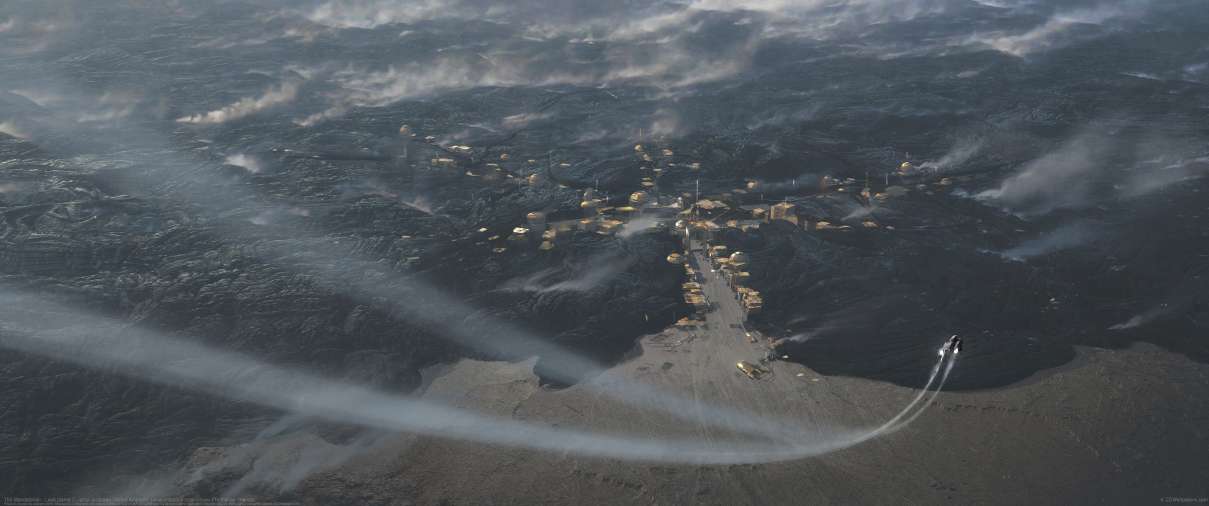 The Mandalorian : Lava planet ultralarge fond d'cran