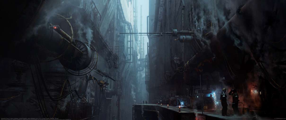 Industrial Zone ultralarge fond d'cran