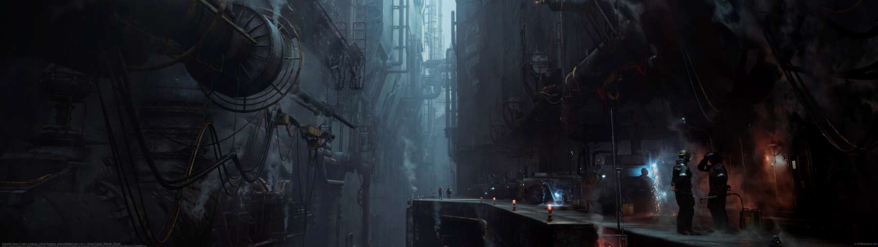 Industrial Zone ultralarge fond d'cran