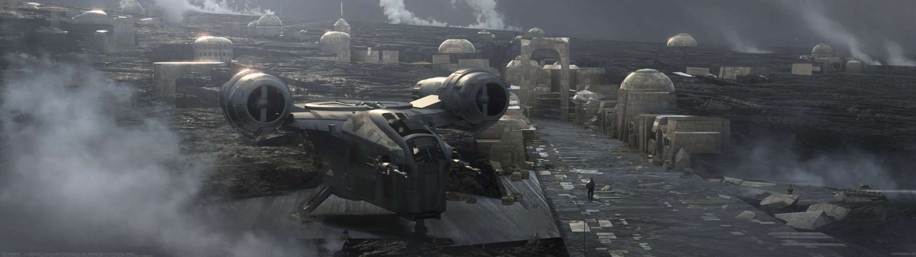 The Mandalorian : Lava planet 003 ultralarge fond d'�cran