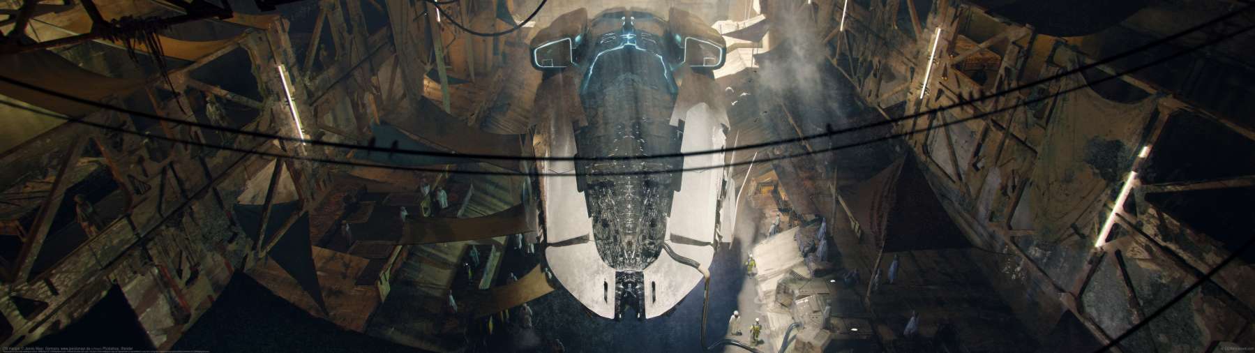 Old Hangar ultralarge fond d'cran