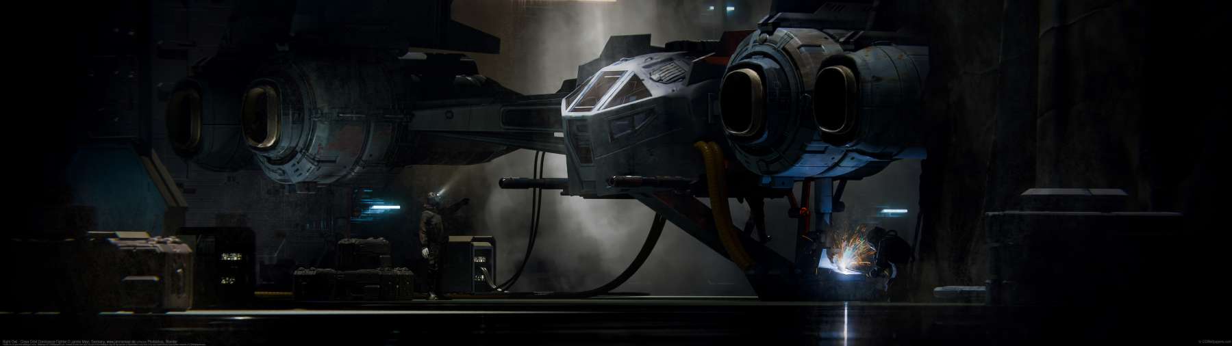 Night Owl - Close Orbit Dominance Fighter ultralarge fond d'�cran