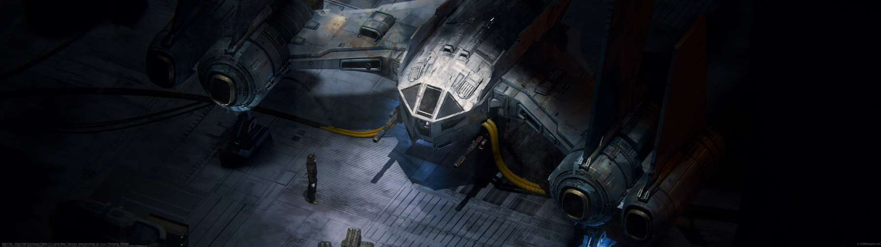 Night Owl - Close Orbit Dominance Fighter 2 ultralarge fond d'�cran