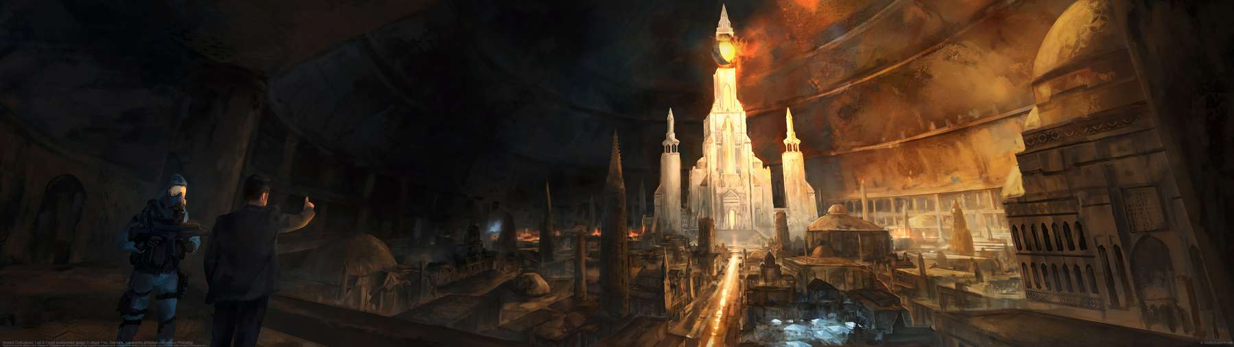 Ancient Civilizations: Lost & Found environment design ultralarge fond d'cran