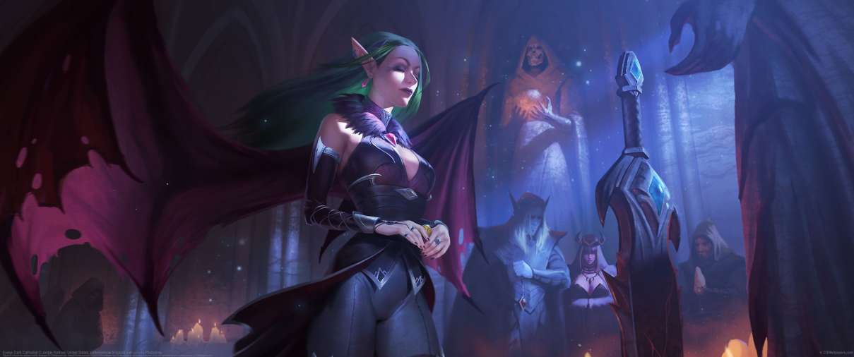 Evelyn Dark Cathedral ultralarge fond d'cran