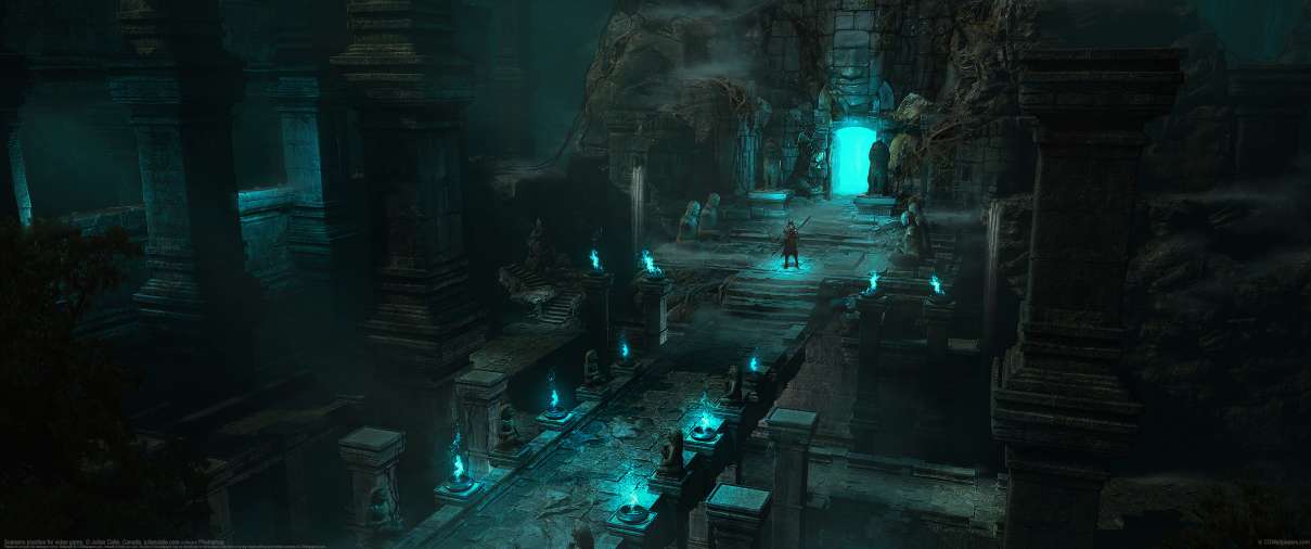Scenario practice for video game.  ultralarge fond d'cran